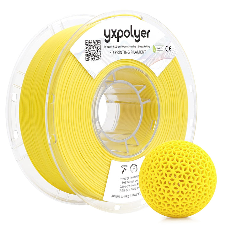 YXPOLYER Flexible PLA Pro 3D-Drucker-Filament Himmelblau für luftlose Basketbälle Airless-Ball mit r