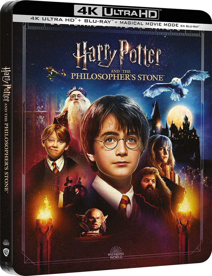 STEELBOOK 4K Ultra-HD + BD HARRY POTTER 1 MAGIC