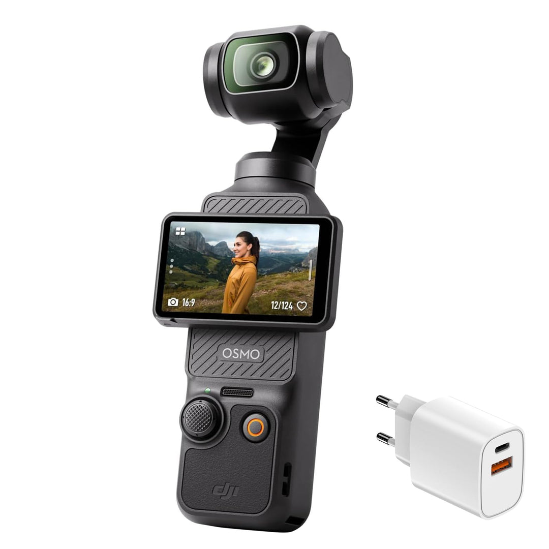 DJI Osmo Pocket 3 CMOS-Kamera mit 1 Zoll (2,54 cm) und Video 4K/120 fps, 3-Achsen-Stabilisierung, Sc