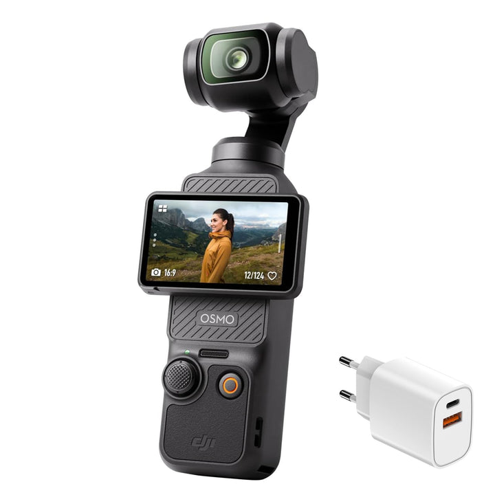 DJI Osmo Pocket 3 CMOS-Kamera mit 1 Zoll (2,54 cm) und Video 4K/120 fps, 3-Achsen-Stabilisierung, Sc