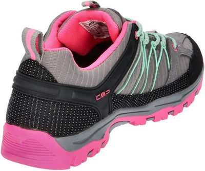 CMP Unisex Kinder Rigel Low Shoe Wp Trekking-& Wanderhalbschuhe 41 EU Cemento Pink Fluo, 41 EU Cemen