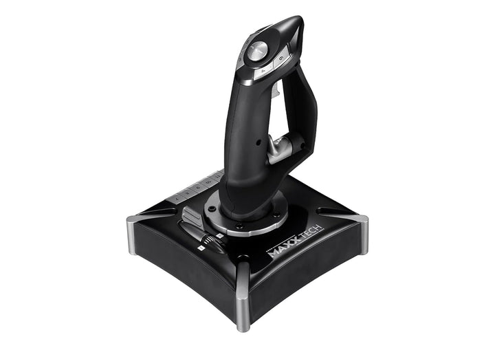 Maxx Tech HOTAS Pro Flight Combo Kit für PC, Xbox & PS4, Joystick - 8-Wege-HAT-Schalter, Schnellfeue
