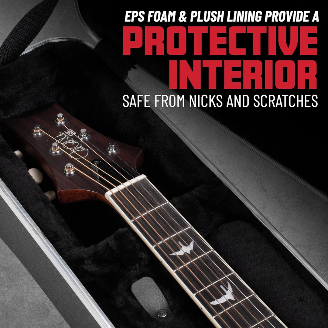 GATOR CASES ABS Deluxe case for Parlor Guitar