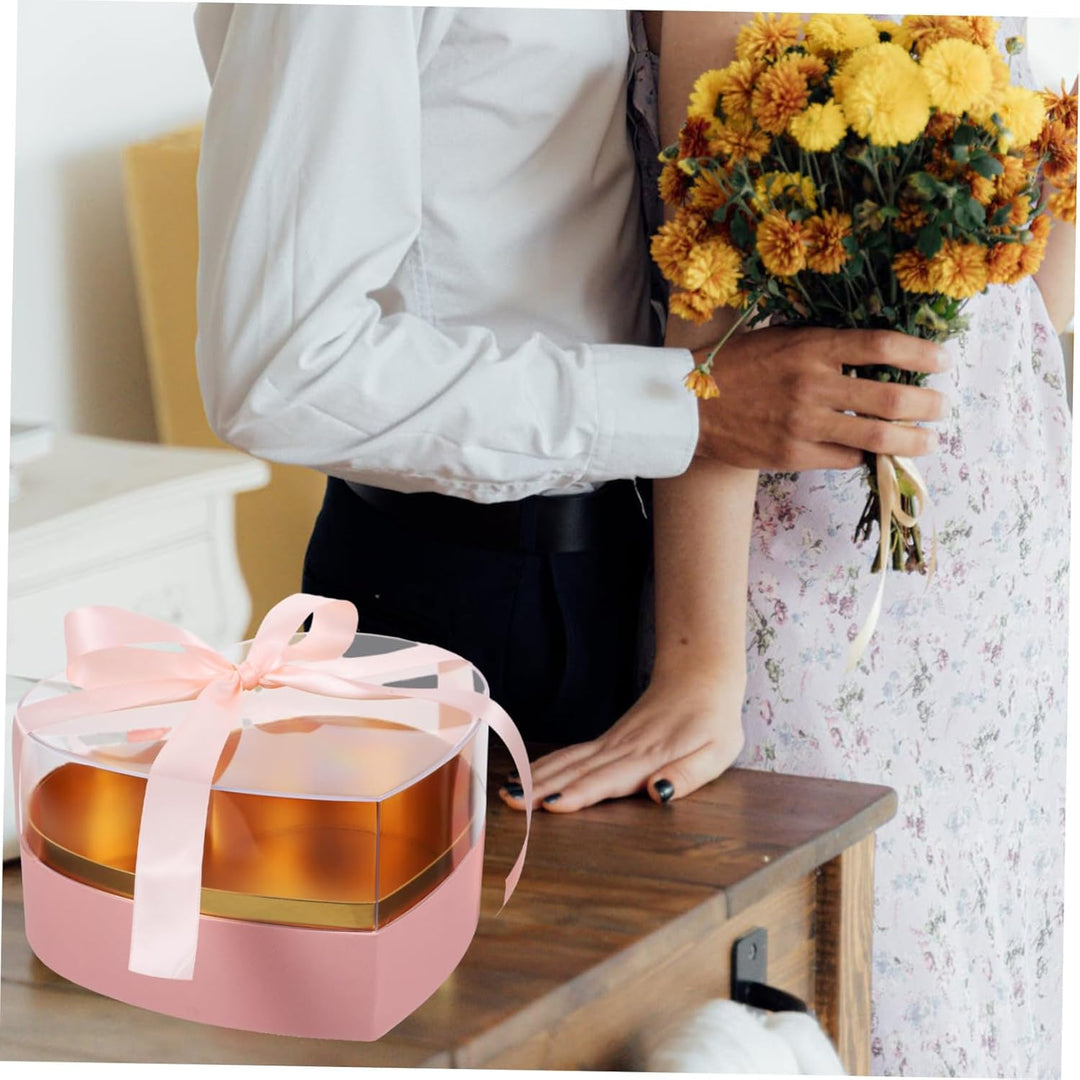 Cabilock Kasten Blumenkasten Valentines Flower Box. Unsterbliche Blumenabdeckung Verpackungsbox Schm