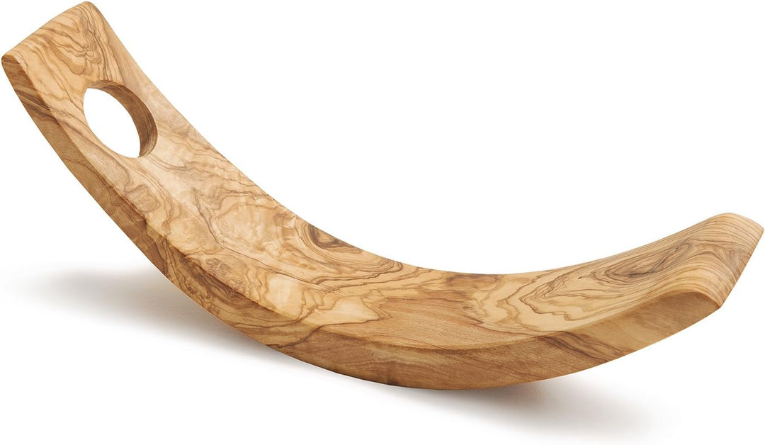 NATUREHOME Design Olivenholz Weinflaschenhalter Flaschenhalter Weinständer 25cm