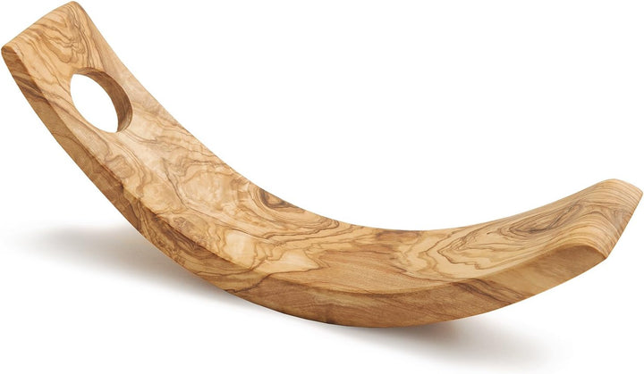 NATUREHOME Design Olivenholz Weinflaschenhalter Flaschenhalter Weinständer 25cm