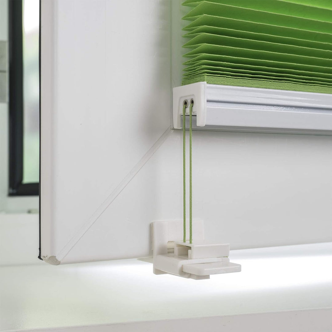Liedeco® Plissee verspannt mit Klemmträger / 80 x 220 cm Apple Green (grün) (BxH)/ lichtdurchlässig