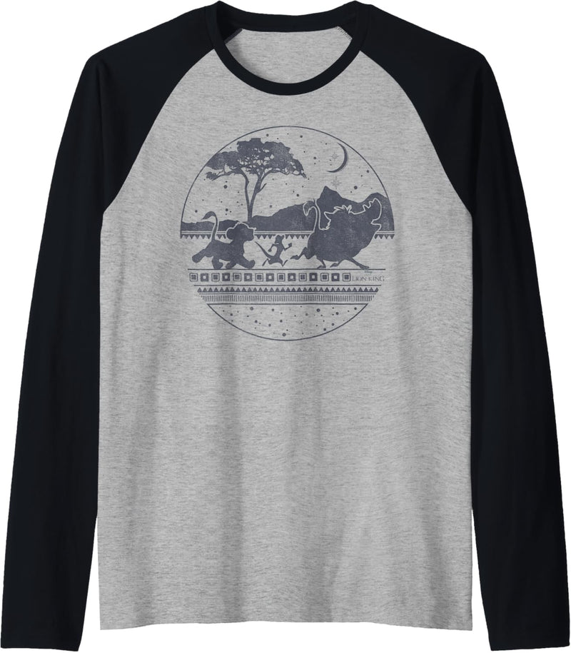 Disney The Lion King Group Hakuna Matata Silhouette Raglan