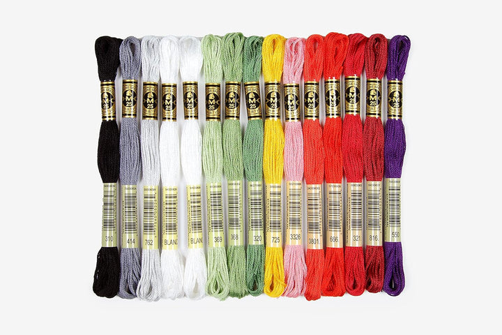 DMC Lot de 30 fils à broder pour décoration de vacances 8.7-Yards sortiert, 8.7-Yards sortiert