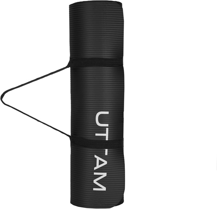 UTTAM Yoga Mat | Multi-Purpose Extra Thick Foam Exercise Mats | Stretching, Resistance Workout & The