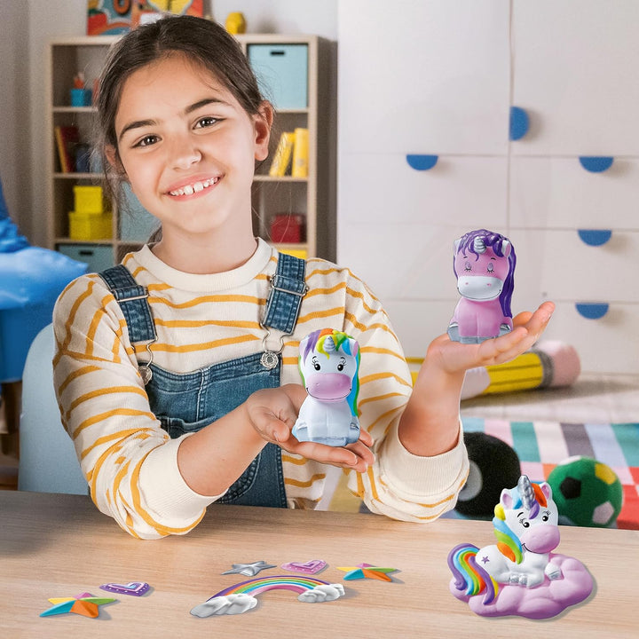 Ravensburger BeCreative Gipsgiessen Einhorn - Bastelset für Kinder ab 7 Jahren, Gipsfiguren giessen