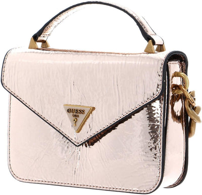 GUESS Damen Retour Mini TOP Hand Micro-umhängetasche, Rose Gold