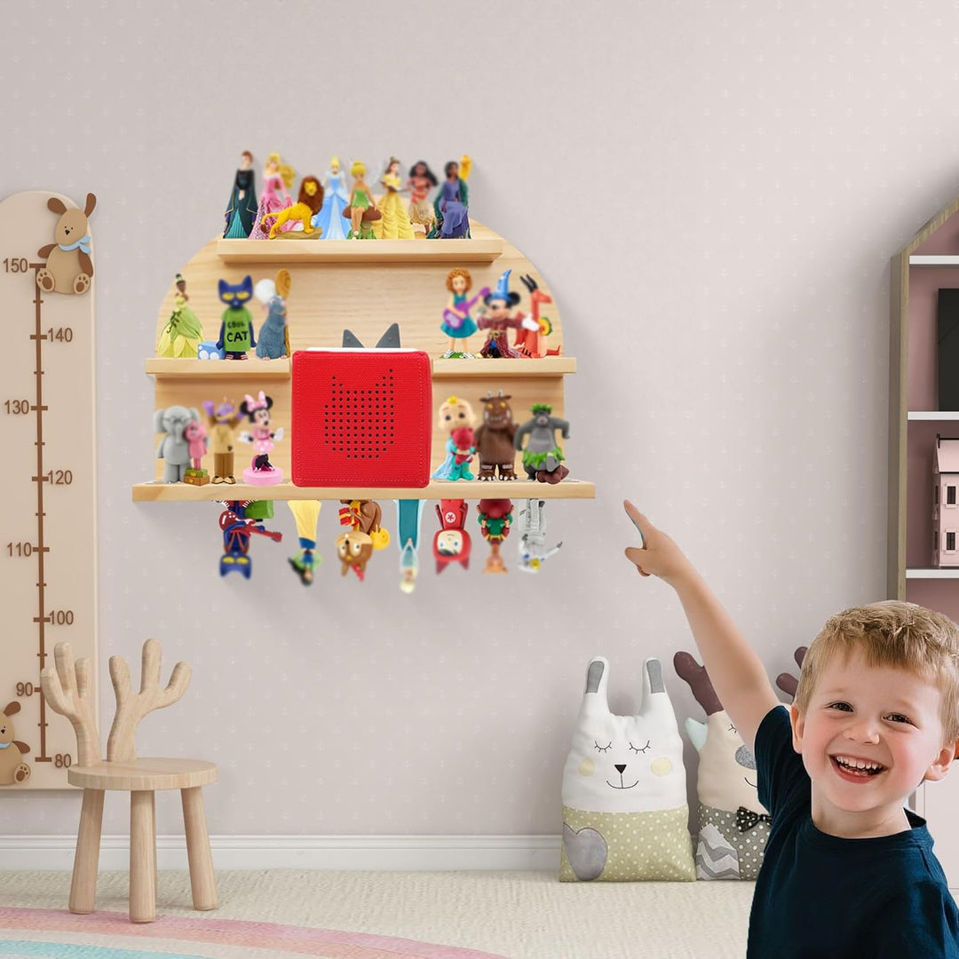 Magnetisches Regal für Tonie Figuren,Wandregale für die Toniebox,Organizer zur Aufbewahrung von Toni