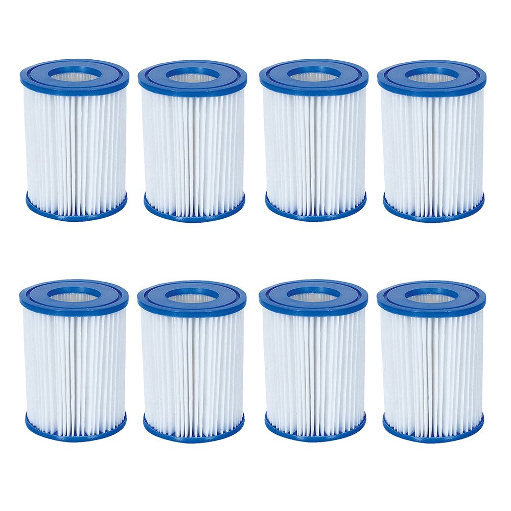 8 Stück Bestway Filter Kartuschen für Pool Swimmingpool Pumpen Bestway / Gr. 2