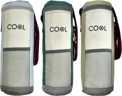 Kühltasche für Flaschen bis 1,5 Liter, Flaschenkühltasche, Grösse 12 x 32 cm, Kühlbox, Kühlbeutel, m