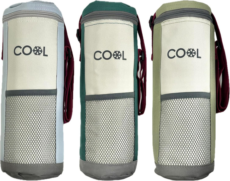 Kühltasche für Flaschen bis 1,5 Liter, Flaschenkühltasche, Grösse 12 x 32 cm, Kühlbox, Kühlbeutel, m