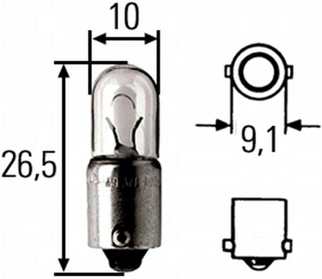HELLA - Leseleuchte - Xenon - 24V - Leuchtstofflampe - Anbau - Lichtscheibenfarbe: glasklar - 2AB 00
