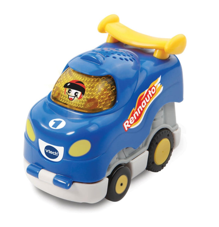 VTech TUT TUT Baby Flitzer - Press and Go Rennauto – Spielzeugauto mit Musik, aufleuchtender Taste u