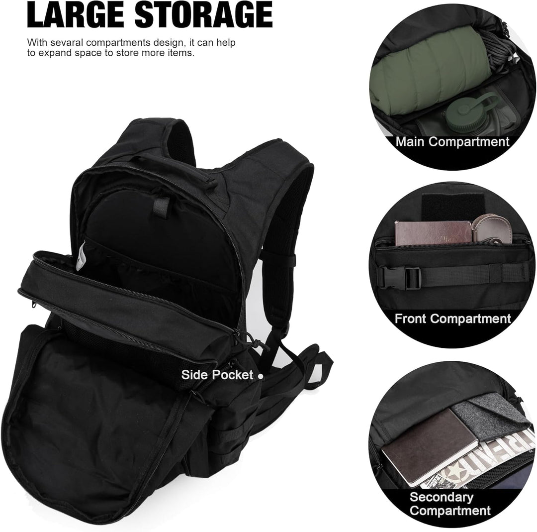 Mardingtop 35L Rucksack Herren Taktischer Wanderrucksacke Outdoor Survival Ausrüstung Trekkingrucksa