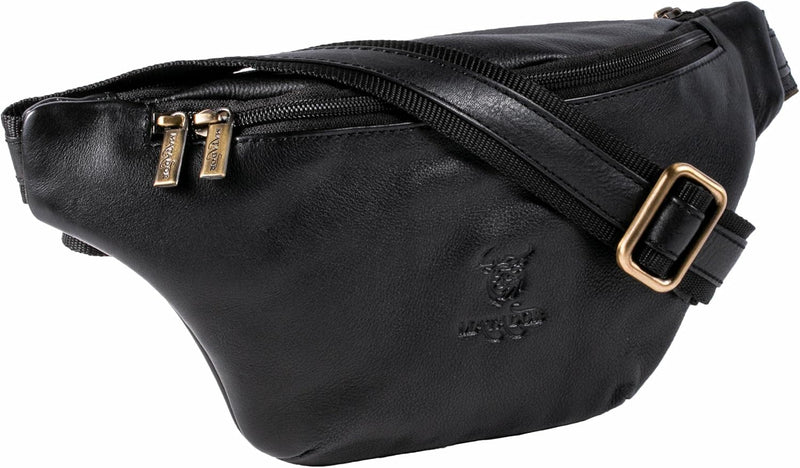 MATADOR Echt Leder Bauchtasche Gürteltasche für Damen und Herren Hüfttasche Outdoor Gross Handytasch