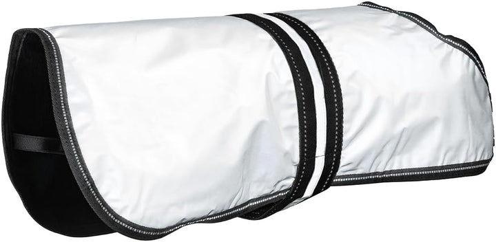 Knuffelwuff Hundemantel komplett reflektierend 85cm - Warmer Mantel mit Klettverschluss für kleine,