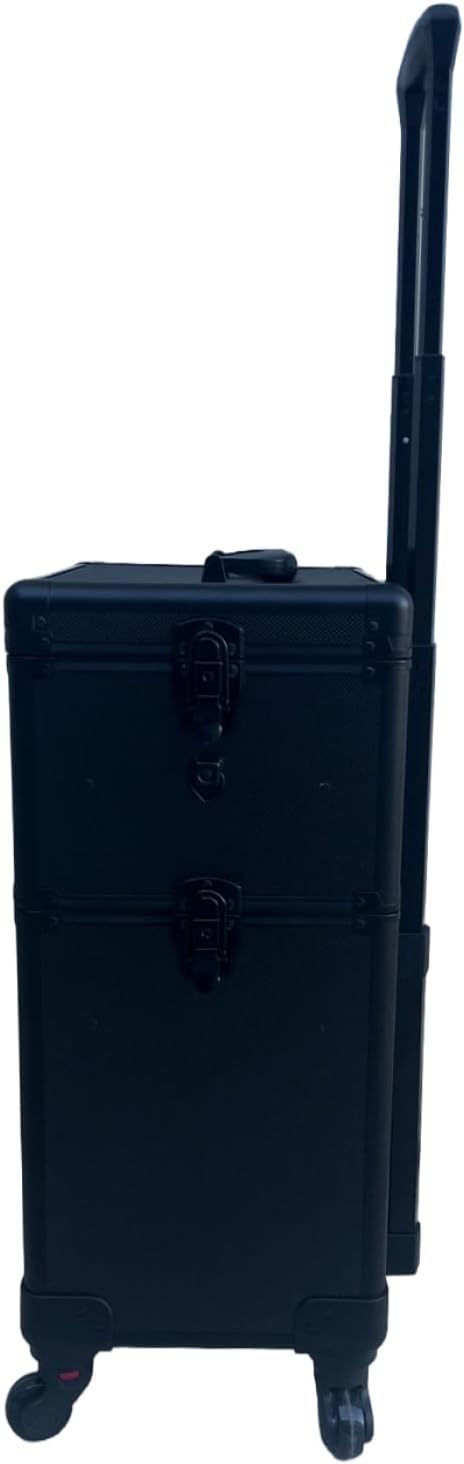 Friseurkoffer Trolley - Schminkkoffer Trolley - Schminkkoffer - Beauty Case - schwarz