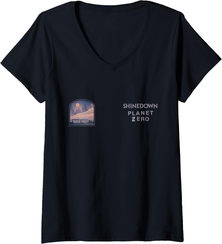 Shinedown Kein Frieden T-Shirt mit V-Ausschnitt