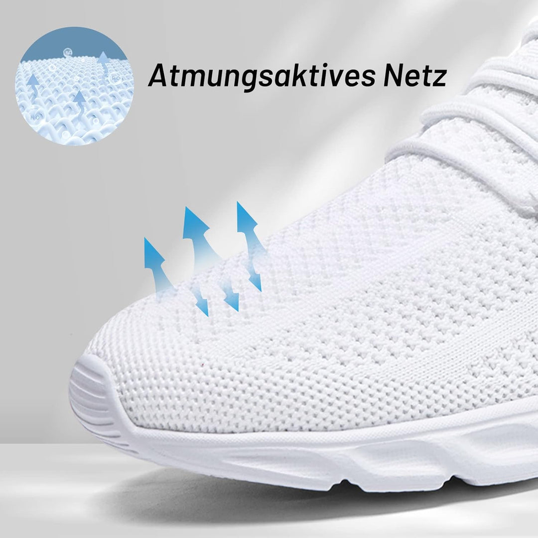 AZSDXS Sneaker Sportschuhe FüR Herren Turnschuhe Herren Schuhe Herren Sneaker Herren 42 EU Weiss, 42