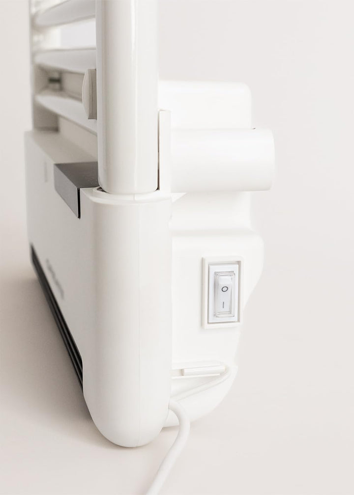 CREATE / WARM Towel Advance/Elektrischer Heizkörper mit Handtuchwärmer und WLAN, Weiss / 51,5x11x115