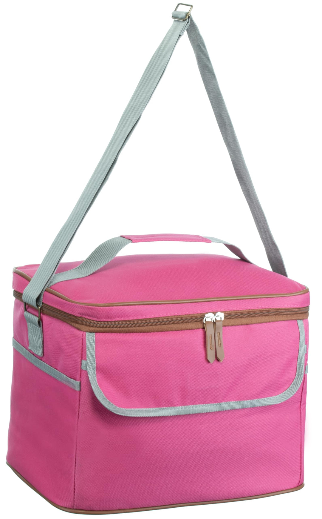 Brandsseller Kühltasche 19 Liter ca. 35 cm x 23 cm x 24 cm Faltbare Kühlbox Thermo-Shopper Strandtas
