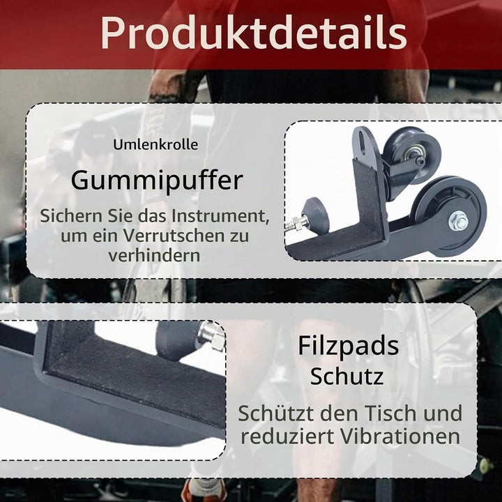 Armwrestling Flaschenzugsystem für Armdrücken Professionell Armdrücken Trainingsgerät Sind mit Lades