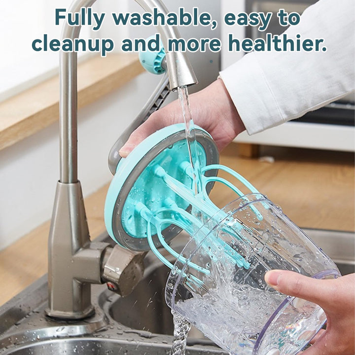 Handmixer für Sahne, Handkurbel Mixer Eierschläger Separator Kunststoff Handmixer Pusher Vielseitige