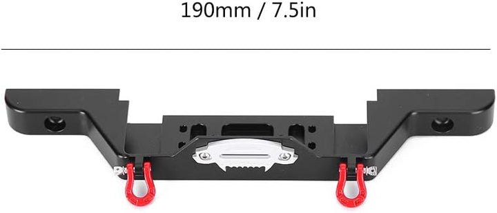 1/10 Frontstossstange, Hochfeste RC Frontstossstange Langlebig für 1/10 RC Crawler für Axial SCX10 T
