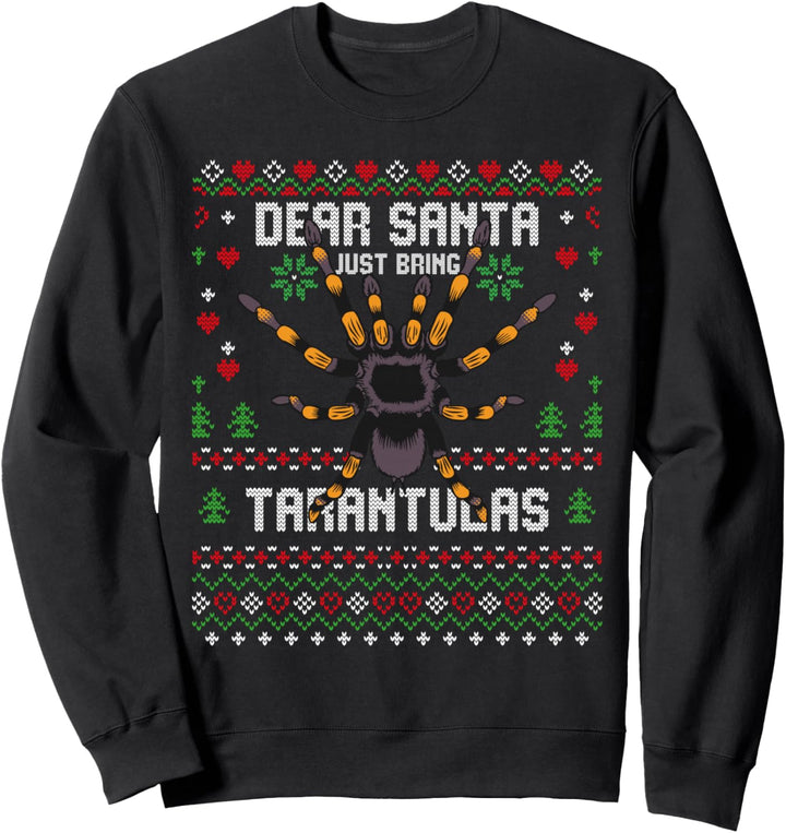 Schwarze Tarantula Spider Christmas Ugly Xmas Sweater Sweatshirt