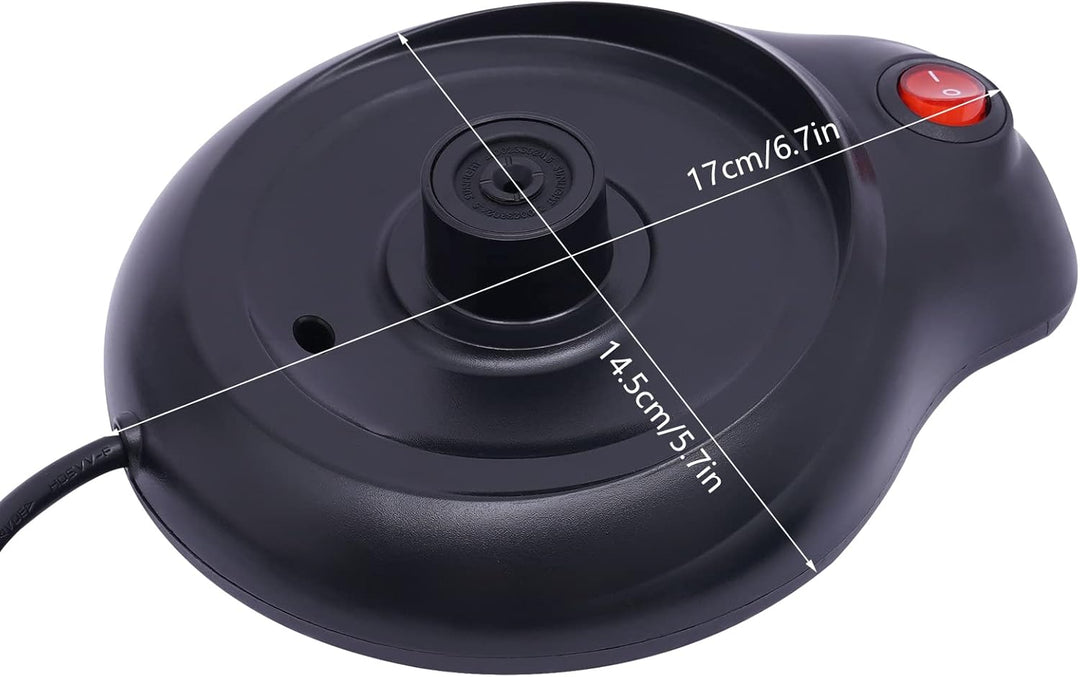 Espressokocher elektrisch für 6 Tassen,480W,tragbar, 300ml / 12.68oz Silbern, Silbern