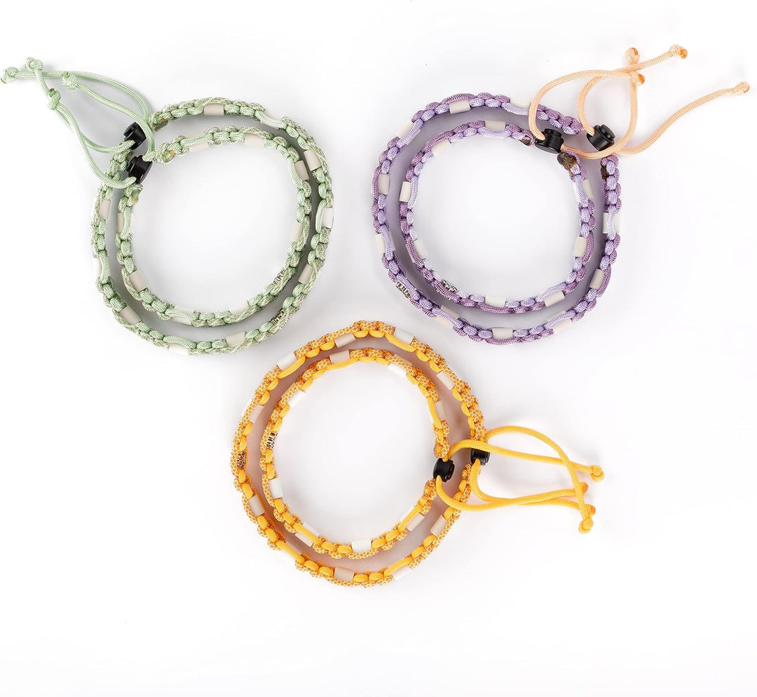 Dalias Dogs - Premium EM-Keramik Bio Natur Hundehalsband Katze Halsband Hund Schmuckhalsband Paracor