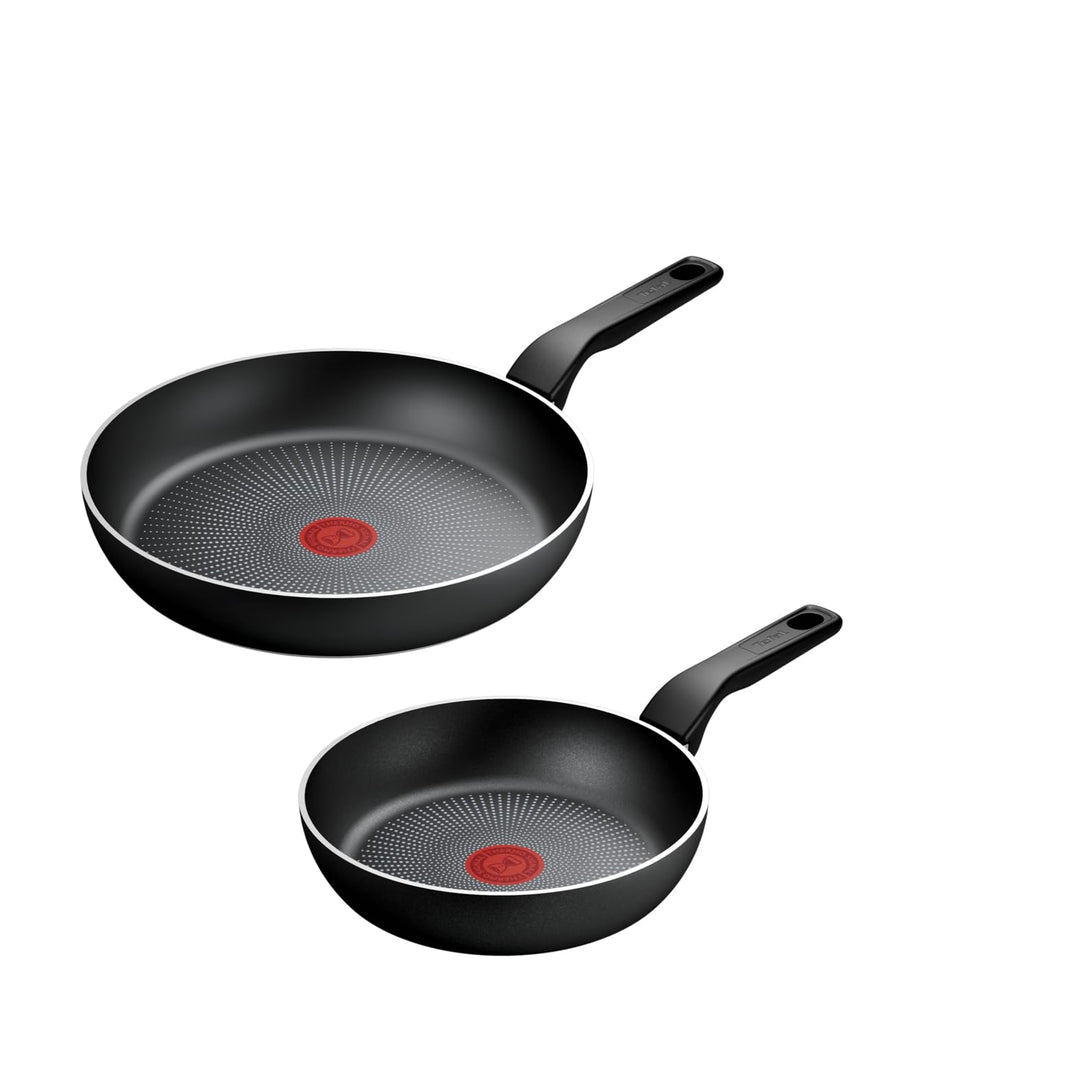 Tefal Recycled On Pfannen-Set 24/28 cm, 100% recyceltes Aluminium, Antihaftbeschichtung, Induktion,