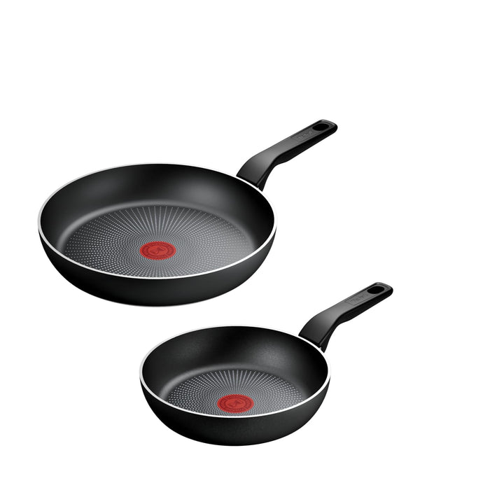 Tefal Recycled On Pfannen-Set 24/28 cm, 100% recyceltes Aluminium, Antihaftbeschichtung, Induktion,