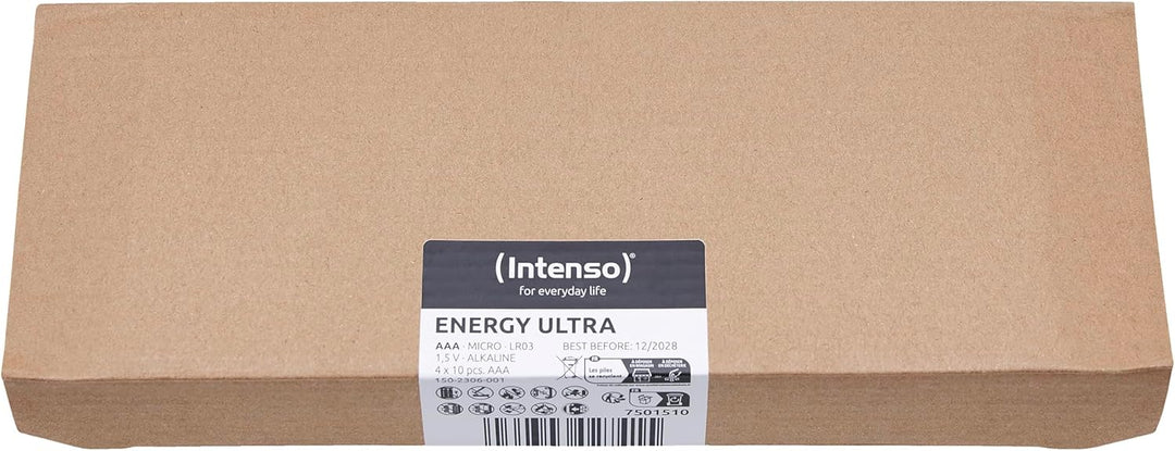 Intenso Energy Ultra AAA Micro LR03 Alkaline Batterien 150er Pack, gelb-schwarz 150er - AAA, 150er -