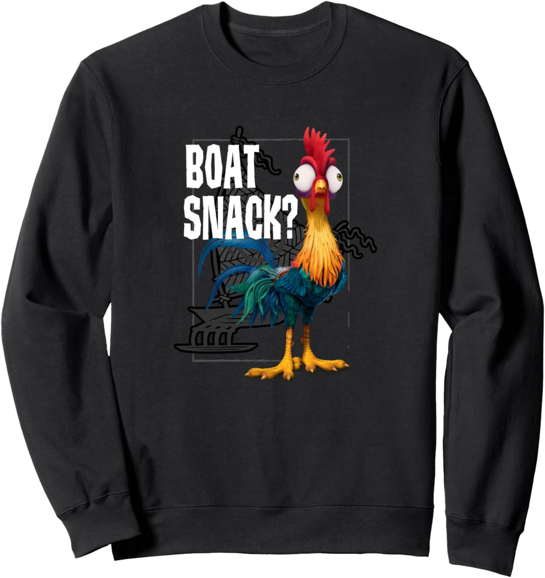 Disney Moana Hei Hei Boat Snack? Sweatshirt