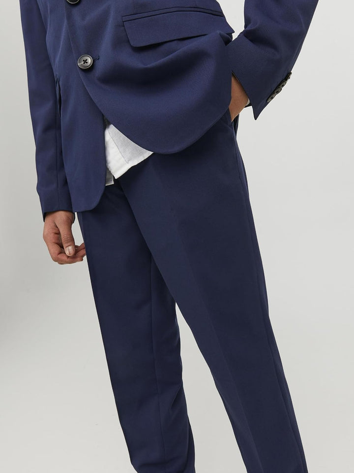 JACK &amp; JONES Boy Einreihiger Blazer und Hose JPRSOLAR Anzug Junior 170 Medieval Blue, 170 Medieval B