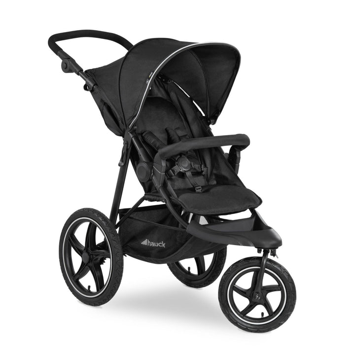Hauck Kinder Buggy Runner 2, Grosse Luftreifen 3 Rad, Bis 25 kg, mit Liegefunktion und Netzfenster,