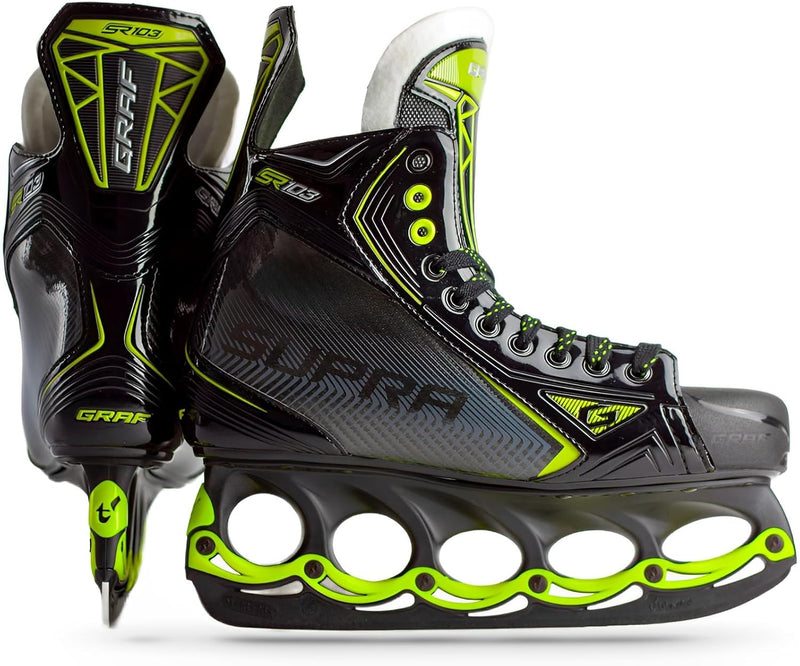 tblade Schlittschuhe Graf 103/V5 mit t-Blade Kufen Eihockey Schlittschuh