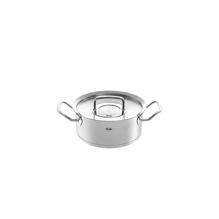 Fissler Original-Profi Collection/Braten-Topf (Ø 20 cm, 2,6 Liter) Edelstahl-Kochtopf, Bräter mit Me