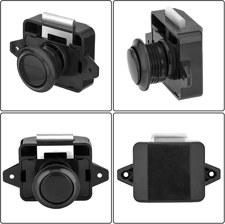 5 Stück Wohnmobil Schlösser, Metall Push Button Catch Door Lock Möbelschloss Schrank Schloss Cabinet