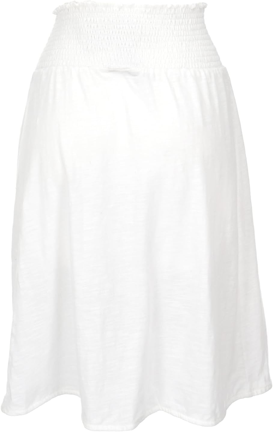 GURU SHOP Rock aus Bio-Baumwolle, Yogarock im Wickellook, Tanzrock, Damen, 40 Weiß