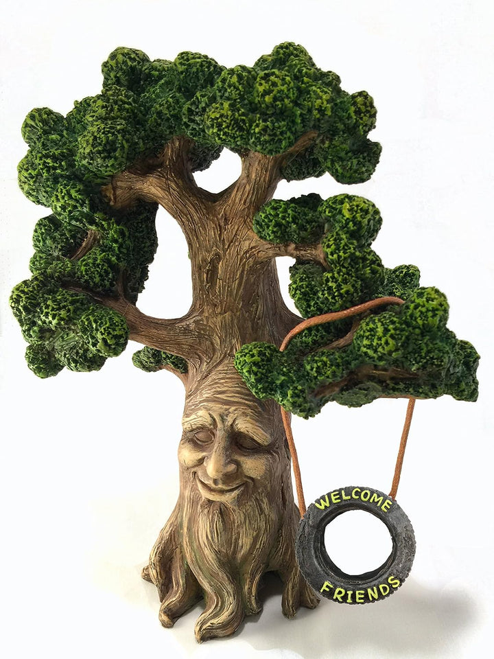 GlitZGlam Fee und Gartengnome Baum- Magische Grossvater Miniatur-Baum mit abnehmbarem im Dunkel flou