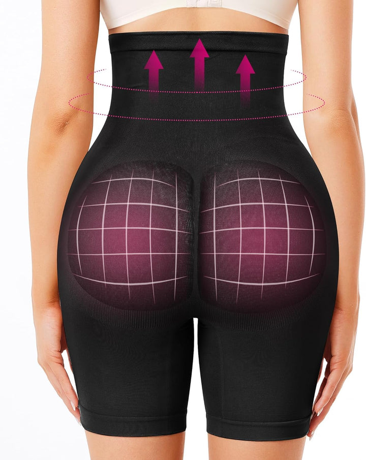KUMAYES Bauchweg Unterhose Damen Hohe Taille Shapewear Nahtlose Miederhose Bauchkontrolle Höschen Sh