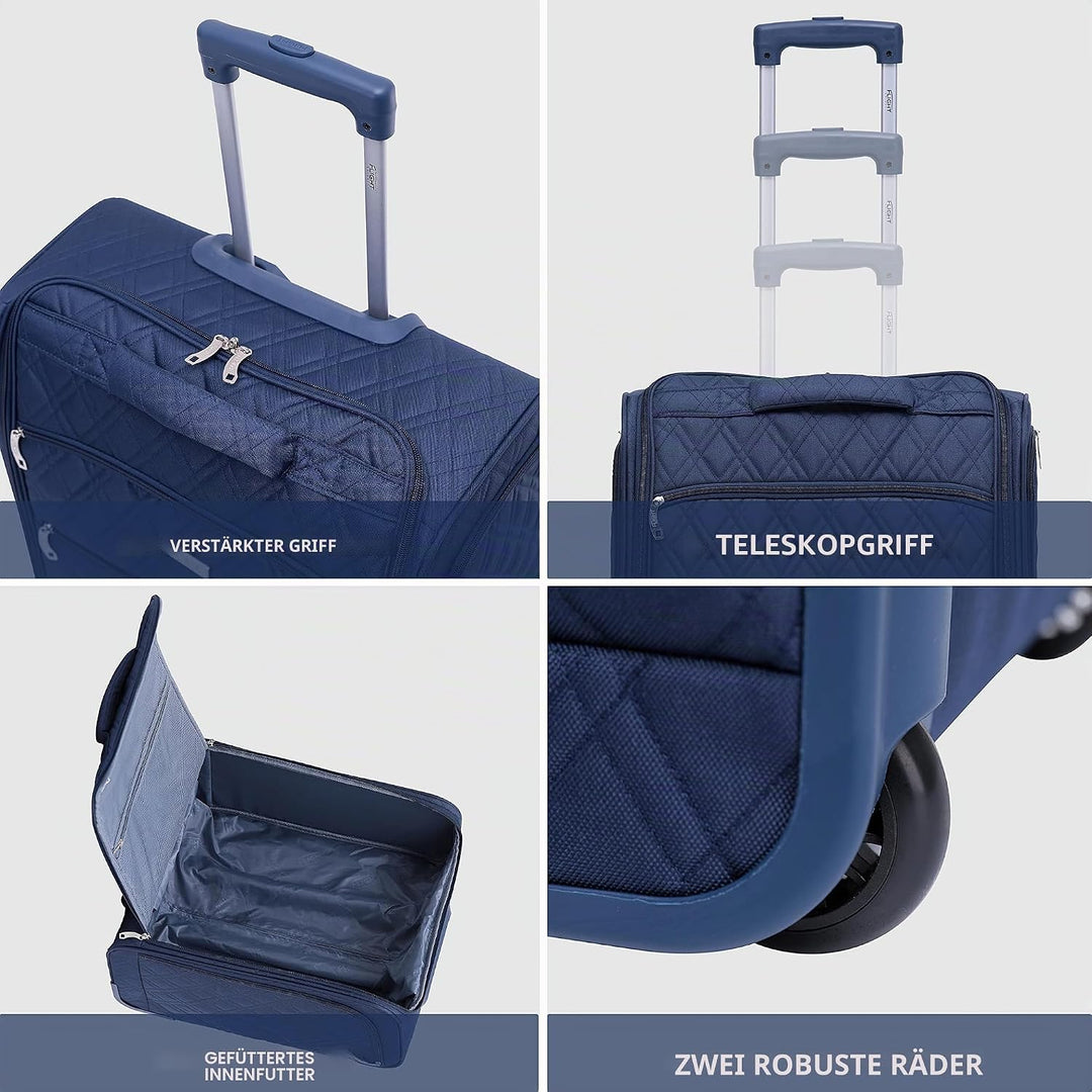 Flight Knight 56x45x25cm easyJet &amp; British Airways Large Carry On Approved &amp; Tested Maximum Size Han