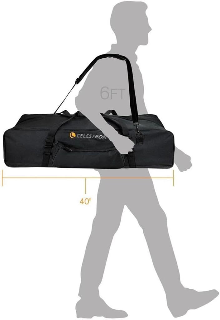 Celestron 94025 40-Zoll Teleskoptasche für die gesamte Ausrüstung – Tasche für Teleskop, Montierung,